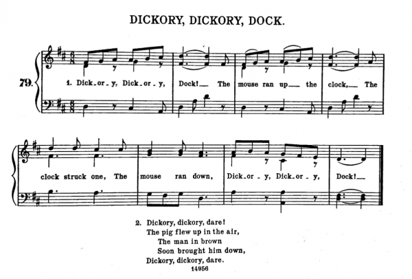 Hickory Dickory Dock sheet music