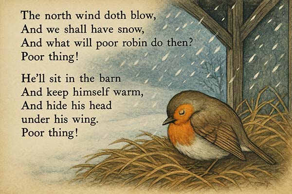 The north wind doth blow
