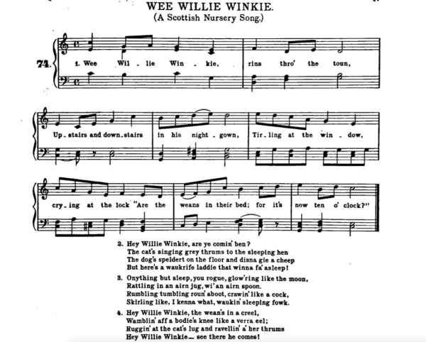 Wee Willie Winkie sheet music